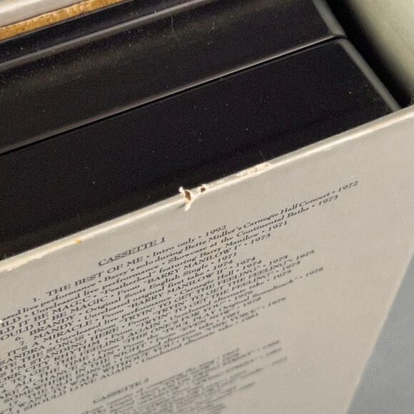 Barry Manilow Complete Collection and Then Some 4 Audio Cassette Tapes 1 VHS - Picture 4 of 12